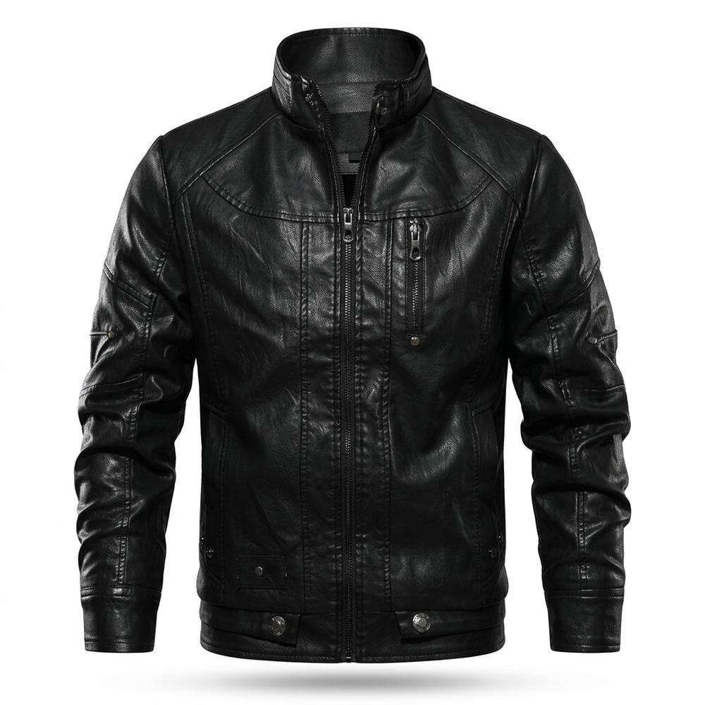 Lederjacken Outlet24 - Lidon | Gesteppt Körperbetont Lederjacke Herren