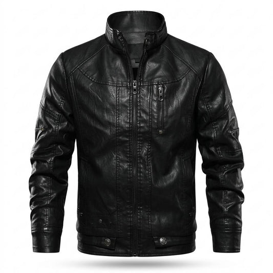 Lederjacken Outlet24 - Lidon | Gesteppt Körperbetont Lederjacke Herren