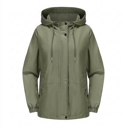 Lederjacken Outlet24 - Vapad | Kapuzen Geknöpft Jacke Damen