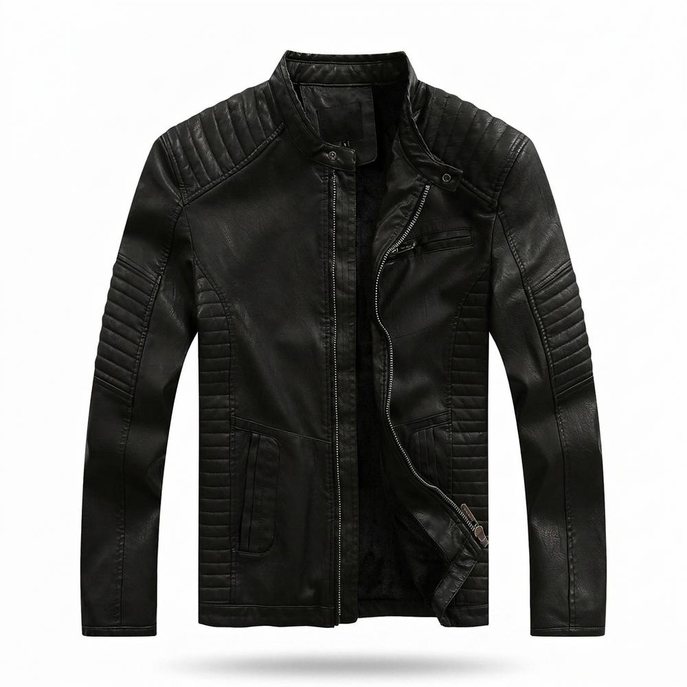 Lederjacken Outlet24 - Lupot | Gesteppt Tailliert Lederjacke Herren