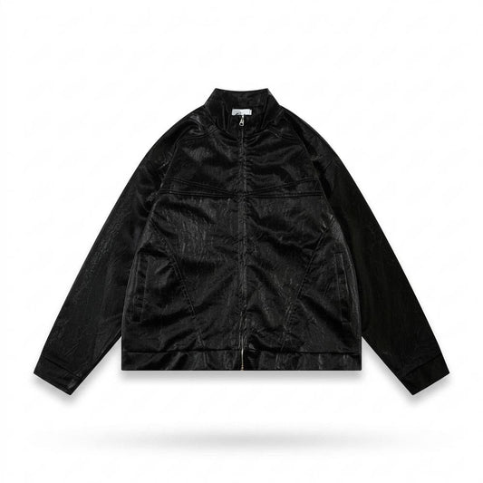 Lederjacken Outlet24 - Sotik | Strukturiert Reißverschluss Lederjacke Unisex
