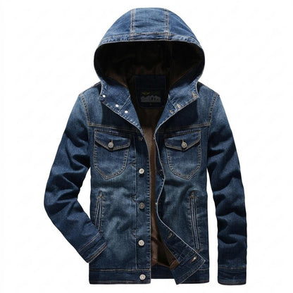 Lederjacken Outlet24 - Misen | Gefüttert Geknöpft Jacke Herren