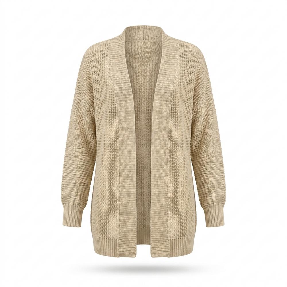 Lederjacken Outlet24 - Kevil | Grob Gestrickt Cardigan Damen