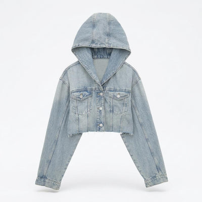 Lederjacken Outlet24 - Yefun | Kurzgeschnittene Geknöpfte Jacke Damen