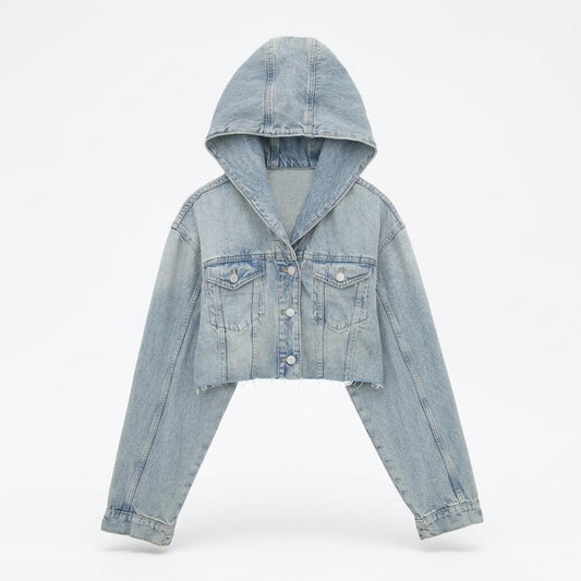 Lederjacken Outlet24 - Yefun | Kurzgeschnittene Geknöpfte Jacke Damen