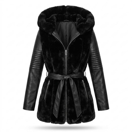 Lederjacken Outlet24 - Duzov | Tailliert Gesteppt Jacke Damen
