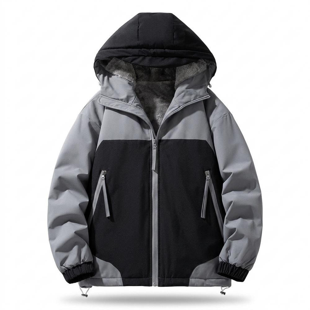 Lederjacken Outlet24 - Veson | Gefüttert Zweifarbig Jacke Herren