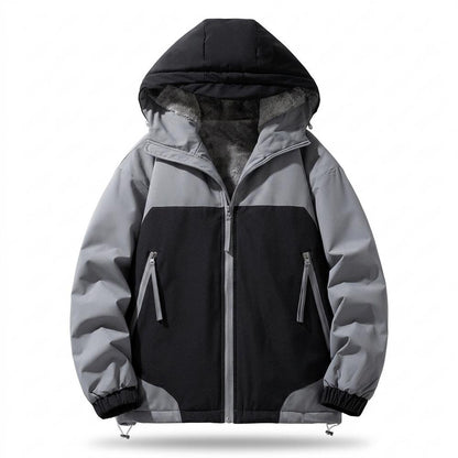 Lederjacken Outlet24 - Veson | Gefüttert Zweifarbig Jacke Herren