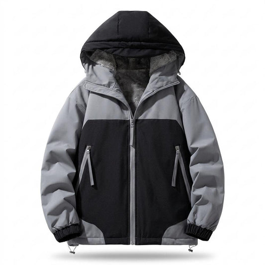 Lederjacken Outlet24 - Veson | Gefüttert Zweifarbig Jacke Herren
