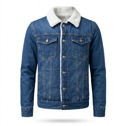 Lederjacken Outlet24 - Vaved | Gefütterte Geknöpfte Jacke Herren