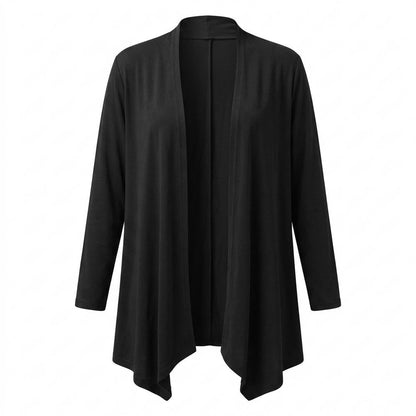 Lederjacken Outlet24 - Nulun | Asymmetrischer Offener Cardigan Damen