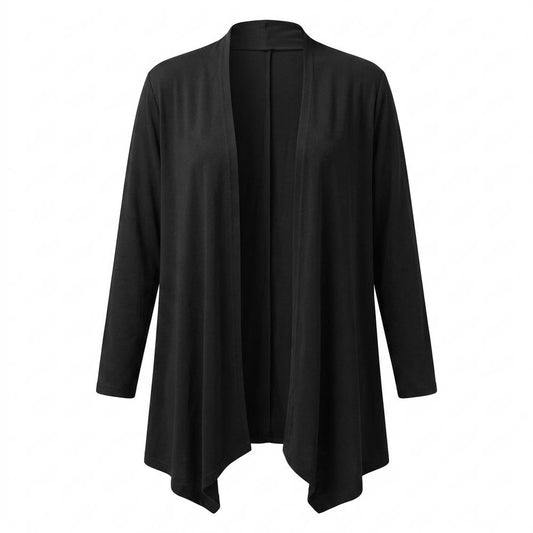 Lederjacken Outlet24 - Nulun | Asymmetrischer Offener Cardigan Damen