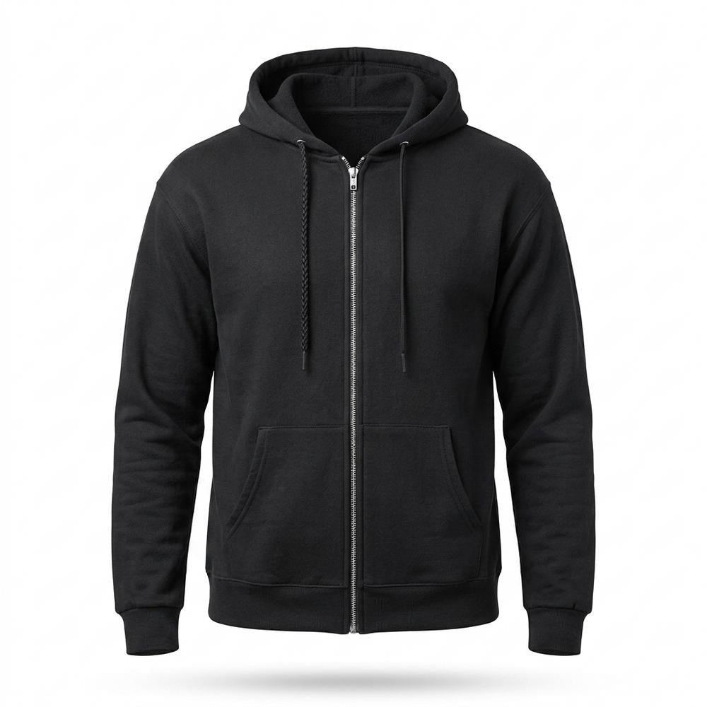 Lederjacken Outlet24 - Derik | Gefütterter Langärmliger Hoodie Herren