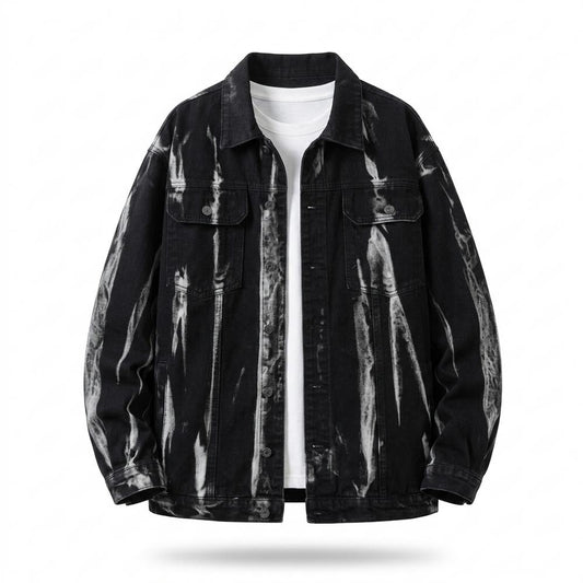 Lederjacken Outlet24 - Nisel | Gewaschen Geknöpft Jacke Unisex