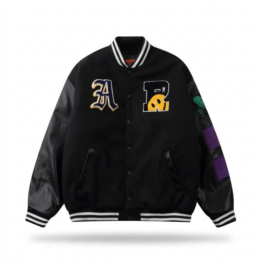 Lederjacken Outlet24 - Rifen | Bestickt Geknöpft Jacke Unisex