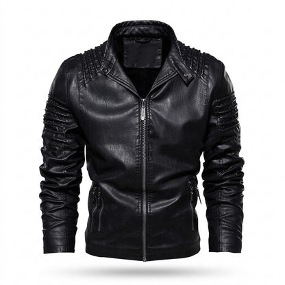Lederjacken Outlet24 - Terid | Gesteppt Gefüttert Lederjacke Herren