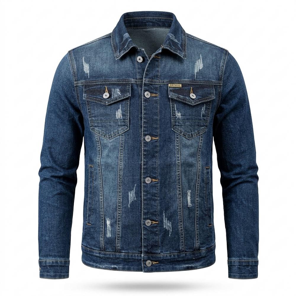 Lederjacken Outlet24 - Yasan | Gewaschen Geknöpft Jacke Herren