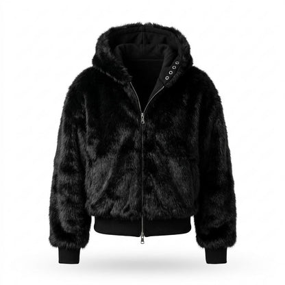 Lederjacken Outlet24 - Temar | Gefüttert Pelzig Jacke Unisex