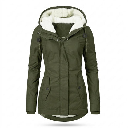 Lederjacken Outlet24 - Dovor | Gefüttert Tailliert Jacke Damen