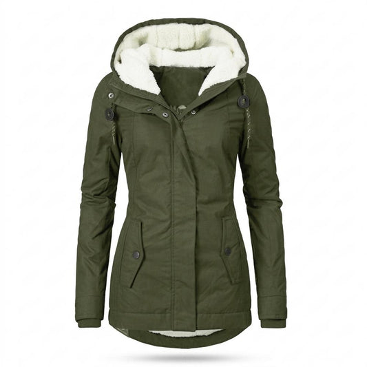 Lederjacken Outlet24 - Dovor | Gefüttert Tailliert Jacke Damen