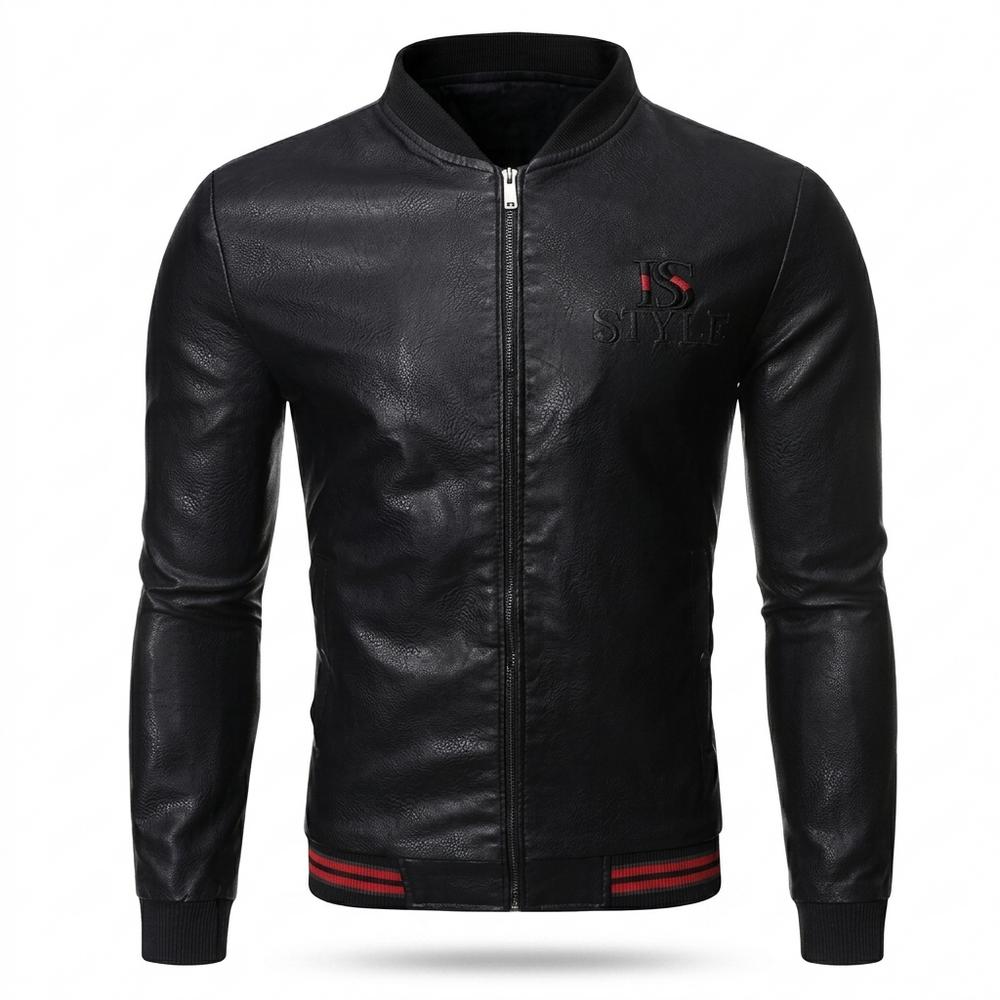 Lederjacken Outlet24 - Milet | Figurbetont Gerippt Lederjacke Herren