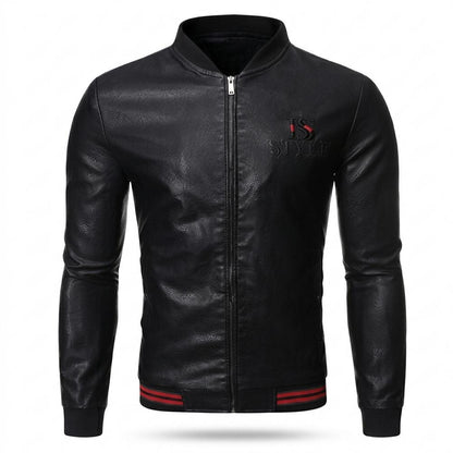 Lederjacken Outlet24 - Milet | Figurbetont Gerippt Lederjacke Herren
