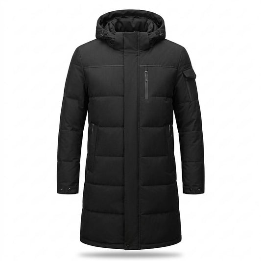 Lederjacken Outlet24 - Vurod | Wattierter Kapuzen Mantel Herren