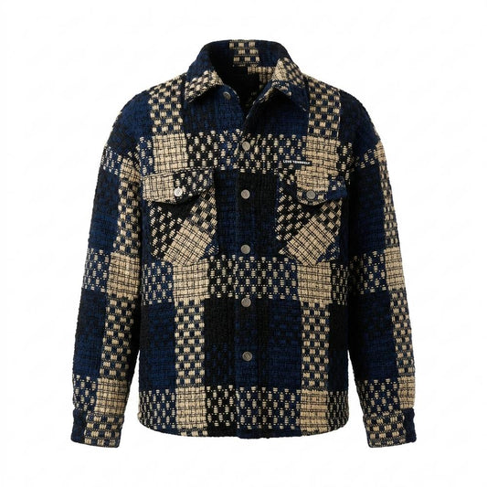 Lederjacken Outlet24 - Eogov | Strukturiert Gemustert Jacke Unisex