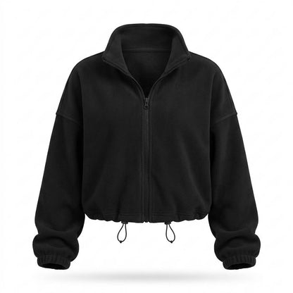 Lederjacken Outlet24 - Eapem | Hochgeschlossen Kurzgeschnitten Jacke Damen