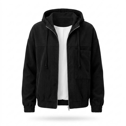 Lederjacken Outlet24 - Letov | Kapuzen Cord Jacke Damen