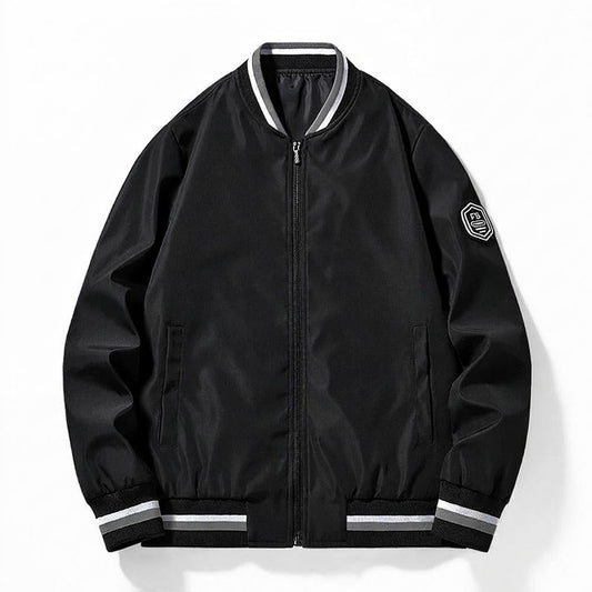 Lederjacken Outlet24 - Yasev | Gestreifte Langärmlige Jacke Herren