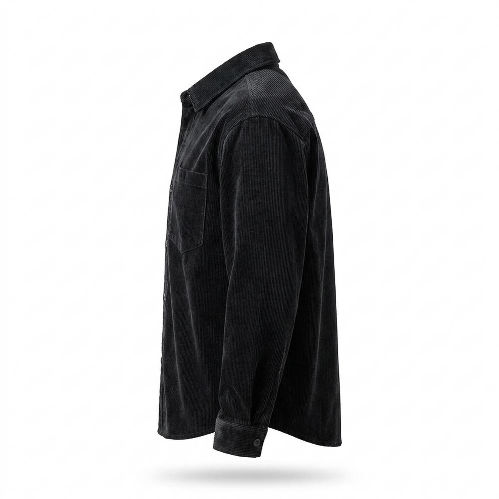 Lederjacken Outlet24 - Mulom | Langärmliges Cord Hemd Herren