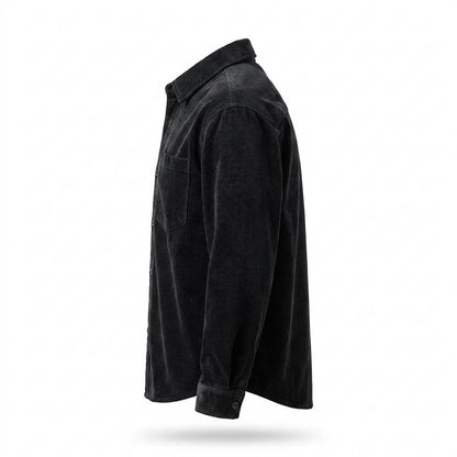 Lederjacken Outlet24 - Mulom | Langärmliges Cord Hemd Herren