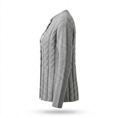 Lederjacken Outlet24 - Milol | Taillierter Gestrickter Cardigan Damen