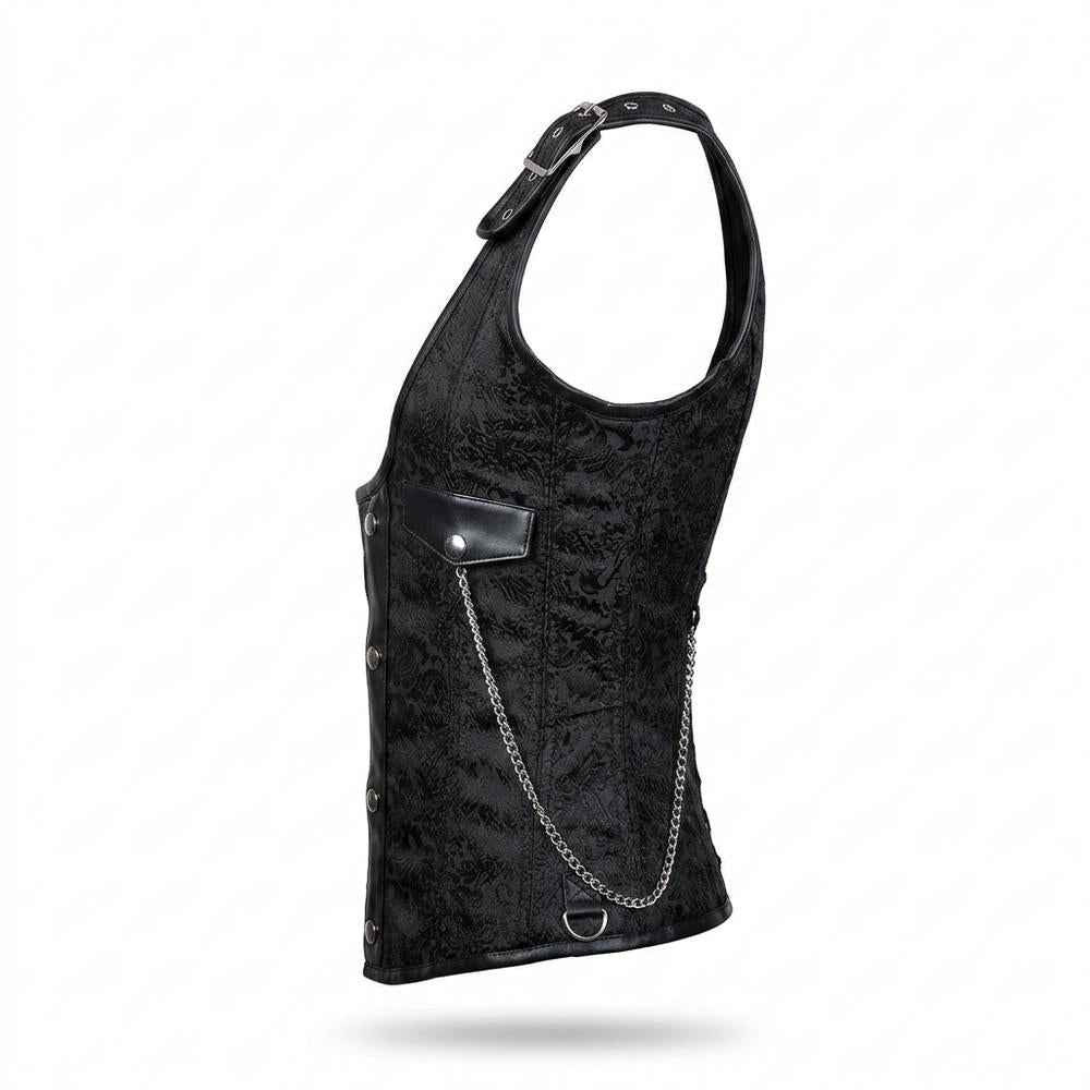 Lederjacken Outlet24 - Kahal | Asymmetrisches Strukturiertes Top Damen