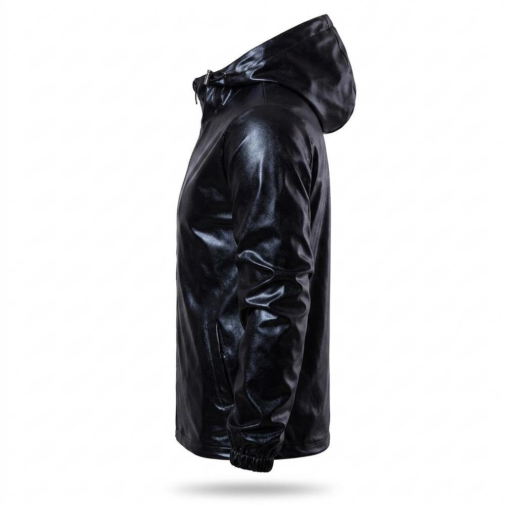 Lederjacken Outlet24 - Eesas | Beschichtet Gefüttert Lederjacke Herren