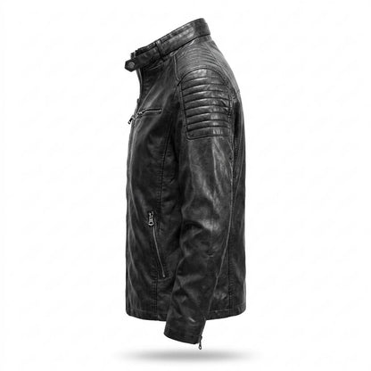 Lederjacken Outlet24 - Varel | Gesteppt Gefüttert Lederjacke Herren