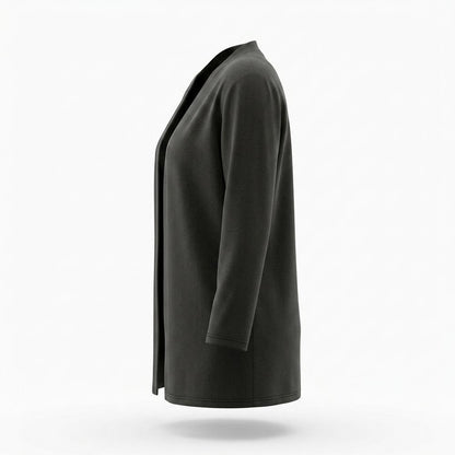 Lederjacken Outlet24 - Dufit | Offen Gesteppt Cardigan Damen