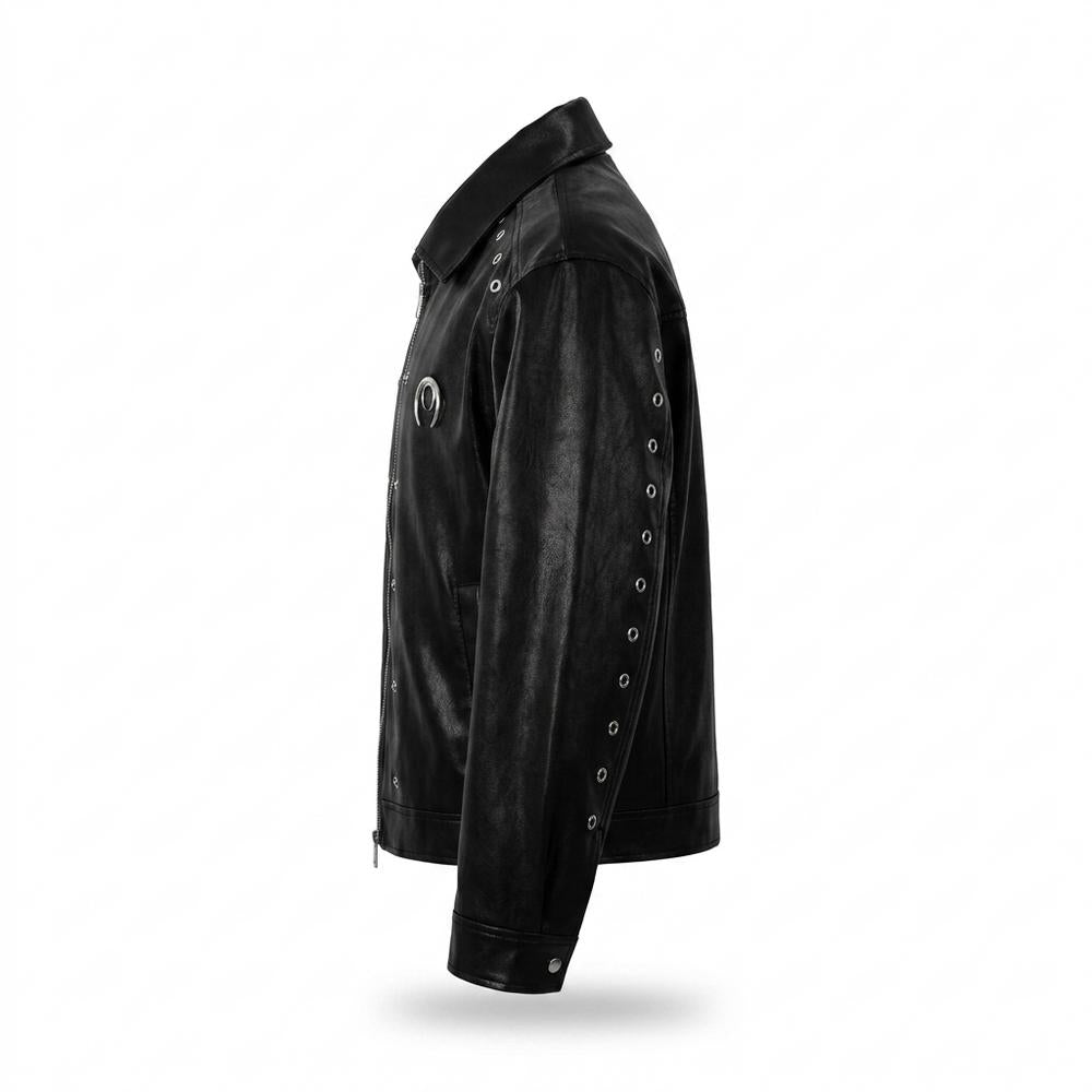 Lederjacken Outlet24 - Rarev | Genietet Glatt Lederjacke Unisex
