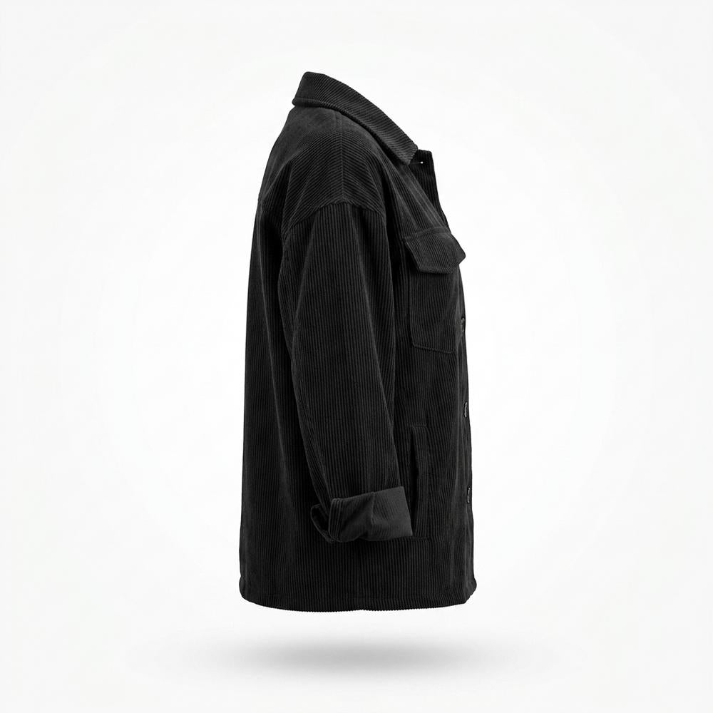 Lederjacken Outlet24 - Nusav | Gerippt Geknöpft Jacke Damen