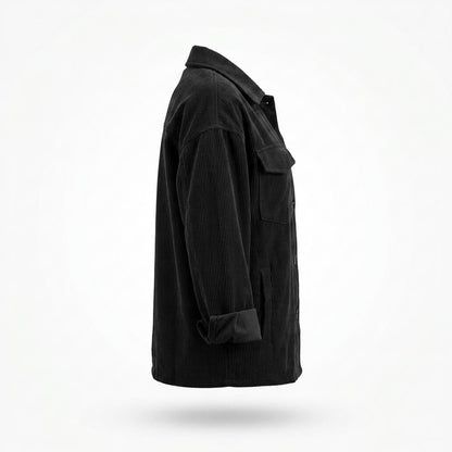 Lederjacken Outlet24 - Nusav | Gerippt Geknöpft Jacke Damen