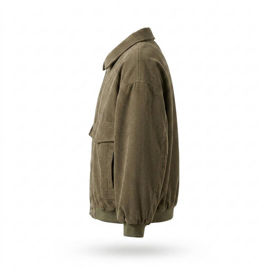 Lederjacken Outlet24 - Taziv | Gefüttert Gerippt Jacke Unisex
