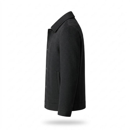 Lederjacken Outlet24 - Sidet | Gefüttert Geknöpft Jacke Herren