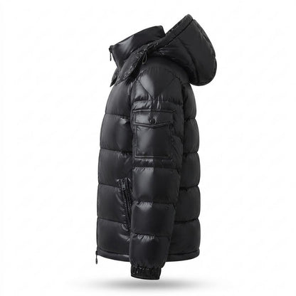 Lederjacken Outlet24 - Didud | Wattierte Glänzende Jacke Unisex