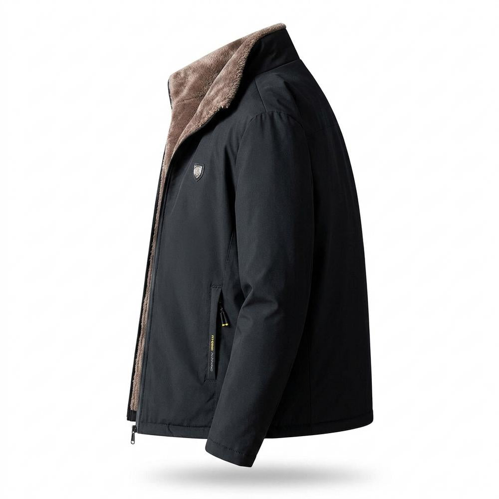 Lederjacken Outlet24 - Eakan | Gefüttert Warmhaltend Jacke Herren