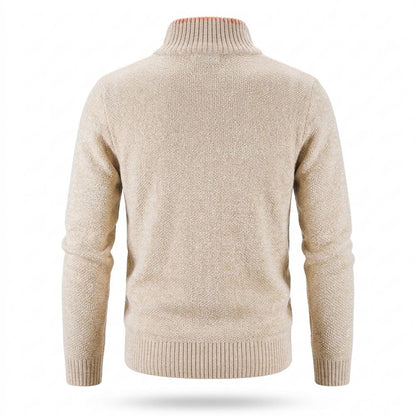 Lederjacken Outlet24 - Likis | Strukturiert Gefüttert Strickjacke Herren