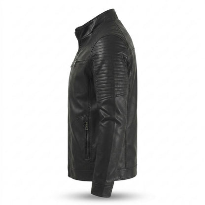 Lederjacken Outlet24 - Kamar | Gefüttert Gesteppt Lederjacke Herren