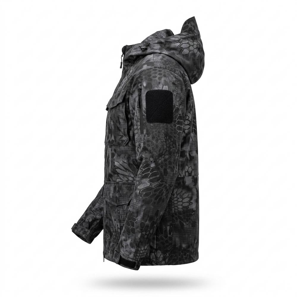Lederjacken Outlet24 - Tasas | Gemustert Kapuzen Jacke Herren