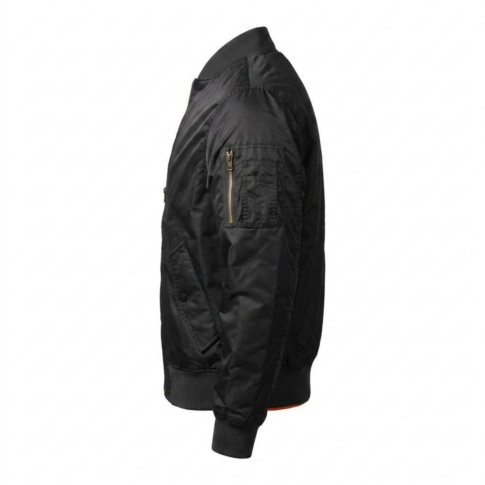 Lederjacken Outlet24 - Rapil | Gefüttert Gerippt Jacke Unisex