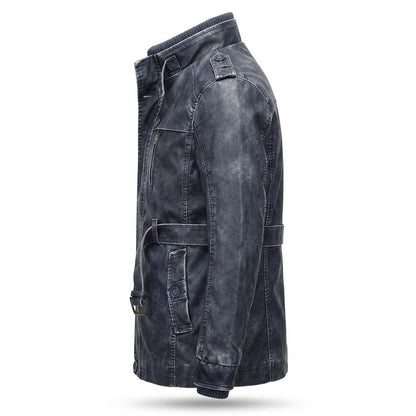 Lederjacken Outlet24 - Rigek | Gefüttert Gewaschen Lederjacke Herren